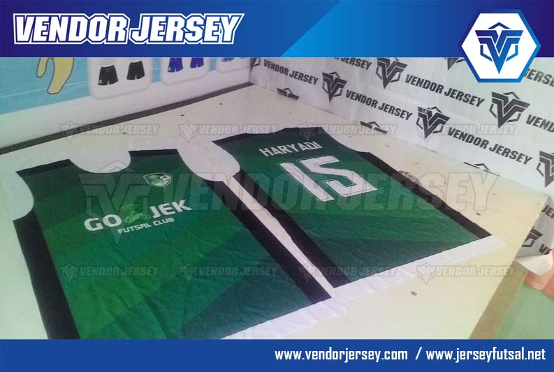 Pembuatan Jersey / Kaos Futsal Gojek