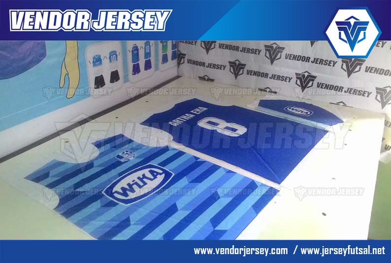 Produksi Pembuatan Baju Futsal Pesanan PT Wika