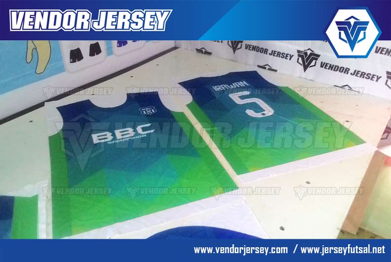 Produksi Bikin Kaos Futsal BBC Samarinda