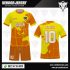 Desain Baju Sepakbola Code Globes, Kuning Orange Bikin Kamu Terpikat